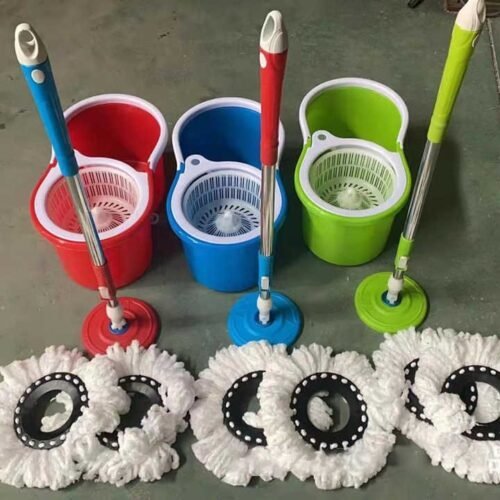 Mini 360° Spin Microfiber Mop Set